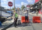 Polres-TTU-Bersama-Dishub-Rekayasa-Arus-Lalu-Lintas-di-Perempatan-Pasar-Lama-Kefamenanu