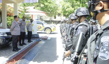 Polres-TTU-dapat-bantuan-personil-sebanyak-155-personil,-untuk-amankan-Pilkada-mendatang