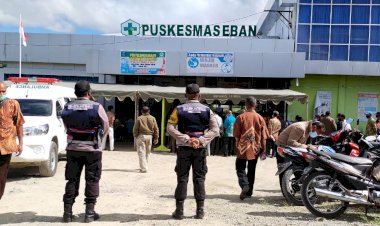 Dapat-Pengamanan-Polsek,-Vaksin-Hari-Ke-II-di-Miobar-Lancar