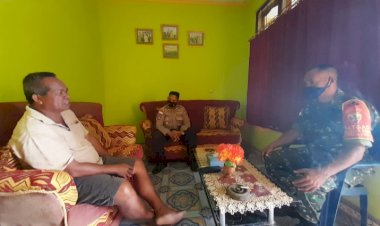 Kapolsek-Biut-Mediasi-Masalah-Warga-Pagari-Jalan-Masuk-ke-Kantor-Desa-Sapaen