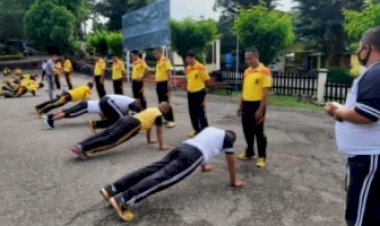 Polres-TTU-Gelar-Tes-Kesamaptaan-Jasmani-dan-Bela-Diri-Semester-1