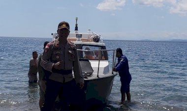 Cegah-Pencurian-Ikan-dan-Penyelundupan-BBM,-Polsek-Insut-Lakukan-Patroli-Laut