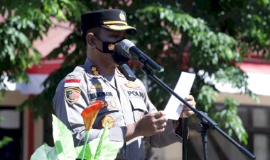 Apel-Gelar-Pasukan-Polres-TTU-:-Tertib-Berlalu-Lintas-Guna-Mewujudkan-Kamseltibcarlantas-yang-Presisi