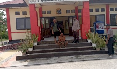 Reskrim-Polsek-Noemuti-Tangkap-Terduga-Pelaku-Pencuri-Alat-Cuci-Mobil-Saat-Tidur-Lelap-di-Pondok-Kebun