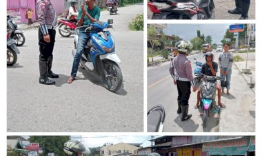 Kedepankan-Sikap-3S,-Anggota-Sat-Lantas-Polres-TTU-Tegur-Pengendara-yang-Tidak-Gunakan-Helm