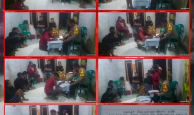 Bhabinkamtibmas-Maubeli-Mediasi-Masalah-Penipuan-Berkedok-Arisan-Online