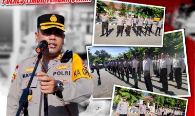 Pimpin-Apel-Jam-Pimpinan,-Kapolres-TTU-Imbau-Waspada-Kembali-Adanya-Lonjakan-Covid-19