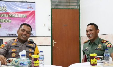 Jalin-Kerjasama-TNI-Polri-Jelang-Pemilu-2024,-Kapolres-TTU-Temui-Dandim-1618/TTU