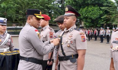 Polres-TTU-Gelar-Sertijab-Serta-Pengambilan-Sumpah-Jabatan-Kasat-Reskrim-dan-Kapolsek-Insana-Utara