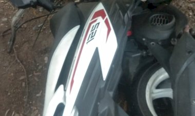 Kecelakaan-Tunggal-Roda-Dua-Tanpa-Plat-DH-di-Kiupasan--Sat-Lantas-Polres-TTU-Amankan-BB