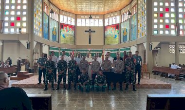 Wakapolres-TTU-Hadiri-Pelantikan-Dewan-Pastoral-TNI-dan-Polri-wilayah-Keuskupan-Atambua