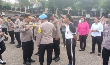 Polres-TTU-gelar-penertiban-penggunaan-atribut-pada-pakaian-dinas-Polri