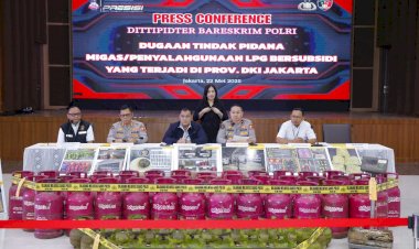 Bareskrim-Polri-Bongkar-Sindikat-Oplosan-Gas-Subsidi-di-Jakarta,-Negara-Rugi-Rp16,8-Miliar