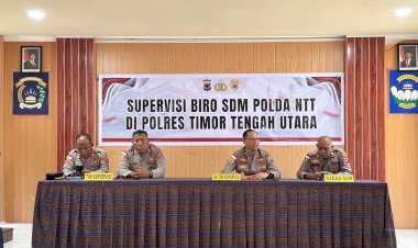 Supervisi-Biro-SDM-Polda-NTT-di-Polres-TTU-Fokus-Tingkatkan-Kualitas-Pelayanan-Personel
