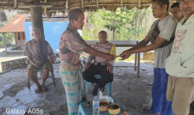 Bhabinkamtibmas-Tubuhue-Terapkan-Restorative-Justice:-Selesaikan-Kasus-Sapi-Liar-Rusak-Tanaman-Warga-Papin