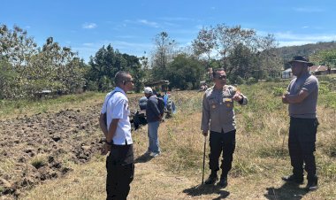Perkuat-Ketahanan-Pangan,-Polres-TTU-dan-Dinas-Pertanian-Garap-4-Hektar-Lahan-Jagung