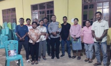 Pra-Nikah-Katolik-di-Paroki-Ainan-Hadirkan-Bhabinkamtibmas,-Wujudkan-Keluarga-Harmonis-Tanpa-KDRT