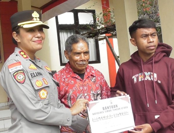 Kapolres TTU Salurkan Bantuan Listrik Bagi Kelompok Tani, Dorong Program “NTT Lumbung Jagung”