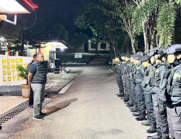 Perkuat Keamanan Wilayah, Polres TTU Gelar Patroli Presisi, Apel Persiapan Dipimpin Langsung Oleh Wakapolres TTU