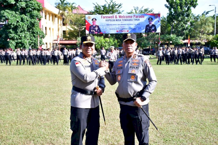 Kapolda NTT Resmi Berganti, Irjen Pol Rudi Darmoko Gantikan Irjen Pol Daniel Silitongga
