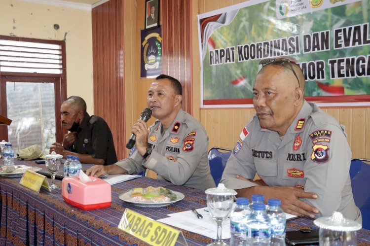 Polres TTU Gelar Rapat Koordinasi dan Evaluasi Ketahanan Pangan, Targetkan 2.456 Hektare Lahan Produktif