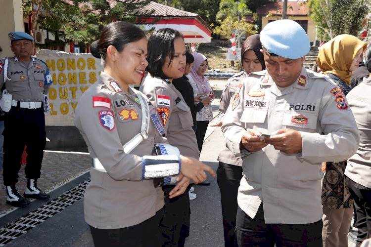 Jaga Disiplin dan Citra Institusi, Propam Polres TTU Gelar Gaktibplin Khusus Polwan