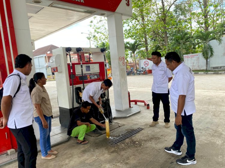 Polres TTU Lakukan Pengawasan di Tiga SPBU Pastikan Kualitas dan Takaran BBM Bersubsidi
