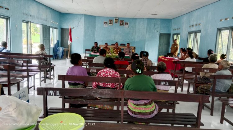 Bripka Zakarias Modok gencarkan Sosialisasi Curwan dan Curanmor, Upaya Tekan Kejahatan Predatif