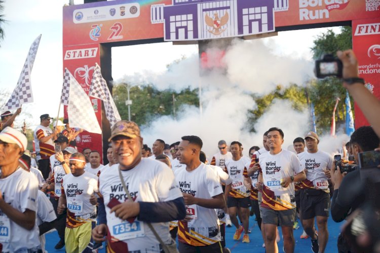 Merayakan Tapal Batas: Wini Border Run 2025, Bukan Sekadar Lomba, Tapi Deklarasi Persahabatan Dua Negara