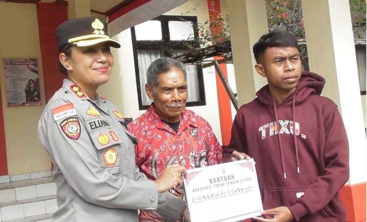 Kapolres TTU Salurkan Bantuan Listrik Bagi Kelompok Tani, Dorong Program “NTT Lumbung Jagung”