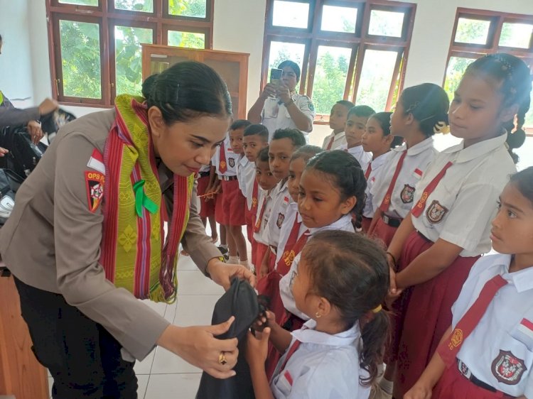 Kapolres TTU Kunjungi Insana, Dorong Akses Pendidikan dan Kepedulian Sosial bagi Anak Desa