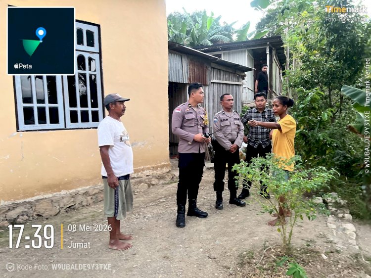 Gerak Cepat Layanan 110 Polres TTU, Selesaikan Konflik KDRT di Tubuhue Melalui Pendekatan Keadilan Restoratif