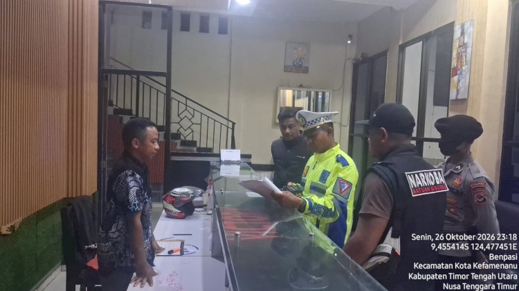 Cegah Peredaran Narkoba dan Penyakit Masyarakat, Polres TTU Gelar Operasi di Hotel dan Penginapan