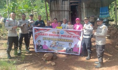 Polsek-Biboki-Selatan-Salurkan-Bansos-Sembako,-Wujud-Nyata-Kepedulian-dan-Kedekatan-Polri-dengan-Masyarakat-Dalam-Menyambut-HUT-Bhayangkara-Ke-80