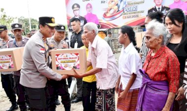 Kapolda-NTT-Tebar-Kepedulian-di-Takari,-Rumah-Harapan-Jadi-Kado-HUT-ke-80-Bhayangkara-untuk-Warga