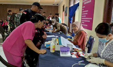 Polres-TTU-Gelar-Bakti-Kesehatan-Donor-Darah,-Menyambut-HUT-Bhayangkara-ke-80