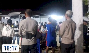 Dukung-Pesta-Rakyat-Semarak-HUT-RI-Ke-81,-Personel-Polsek-Biboki-Anleu-Gelar-Patroli-Dialogis-dan-Pengamanan-Turnamen-Olahraga