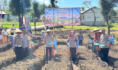 Polres-TTU-Sukseskan-Penanaman-Bawang-Putih-Serentak-17-Provinsi,-Perkuat-Sinergitas-Dukung-Swasembada-Pangan-Nasional