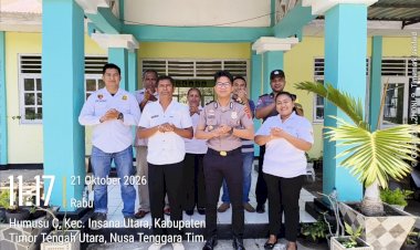Perkuat-Sinergitas-Polri-dan-Pemerintah-Desa,-Kapolsek-Insana-Utara-Silaturahmi-dengan-Kepala-Desa-Humusu-Wini