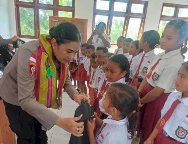 Kapolres TTU Kunjungi Insana, Dorong Akses Pendidikan dan Kepedulian Sosial bagi Anak Desa