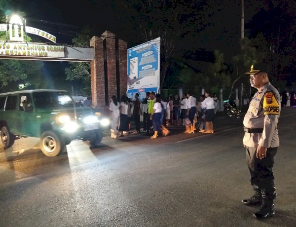 Jamin Kekhidmatan Rangkaian Ibadah Paskah, Wakapolres TTU Kompol Sudirman Pimpin Pengamanan Rangkaian Paskah 2026
