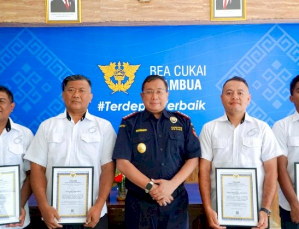 Kolaborasi Efektif Ungkap 11 Juta Batang Rokok Ilegal, 4 Personel Polres Belu Terima Penghargaan Bhakti Chandra Naraya