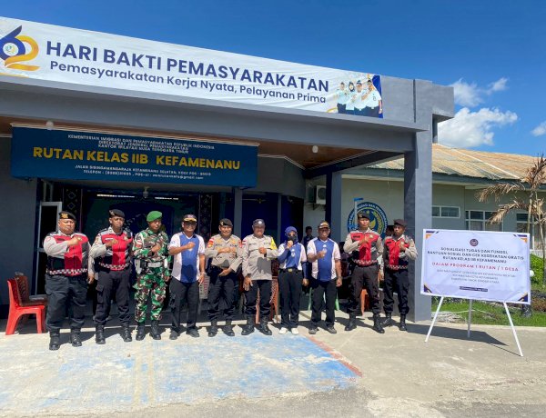 Wujud Nyata Sinergitas, Sat Samapta Polres TTU Kawal Suksesnya Pemeriksaan Kesehatan Gratis di Rutan Kefamenanu