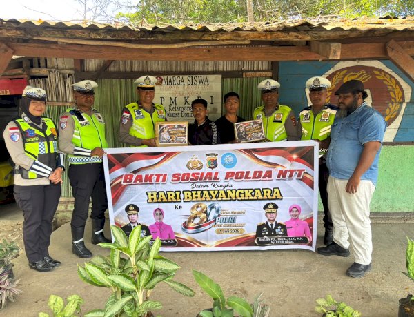 Polres TTU Perkuat Sinergitas dan Kepedulian Lewat Bakti Sosial Bersama OKP Cipayung, Sambut Hari Bhayangkara ke-80