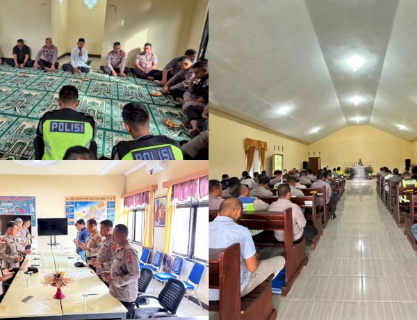 Perkuat Integritas dan Nilai Kemanusiaan, Polres TTU Gelar Binrohtal Rutin Lintas Agama