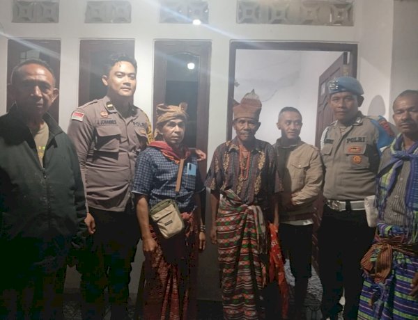 Respon Cepat Polres TTU Temukan dan Pulangkan Seorang Lansia  Peserta Demo yang Sempat Dilaporkan Hilang