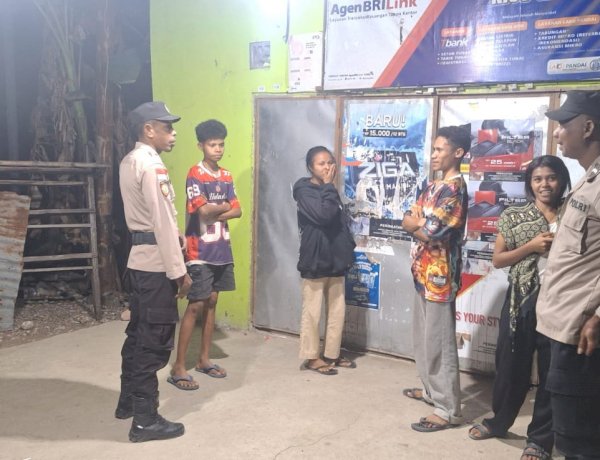 Perkuat Kemitraan dan Cegah Gangguan Kamtibmas, Personel Polsek Biboki Anleu Gelar Patroli Dialogis Humanis di Desa Ponu
