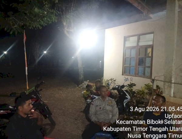 Ciptakan Kondisi Aman dan Kondusif, Polsek Biboki Selatan Intensifkan Patroli Dialogis dan Sambang Warga.