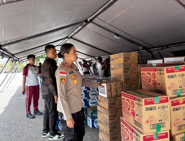 Polres TTU Peduli Kemanusiaan, Siapkan Bantuan Sembako untuk Korban Bencana di Flores