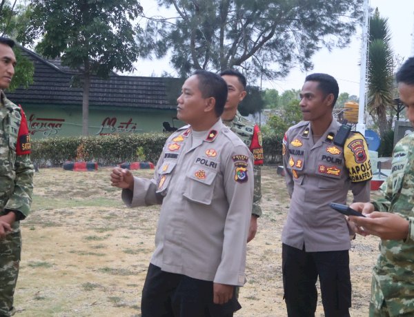 Perkuat Sinergitas dan Soliditas TNI-Polri di Wilayah Perbatasan, Wakapolres TTU Sambangi Mako Satgas Pamtas RI-RDTL Yon Armed 15/Cailendra